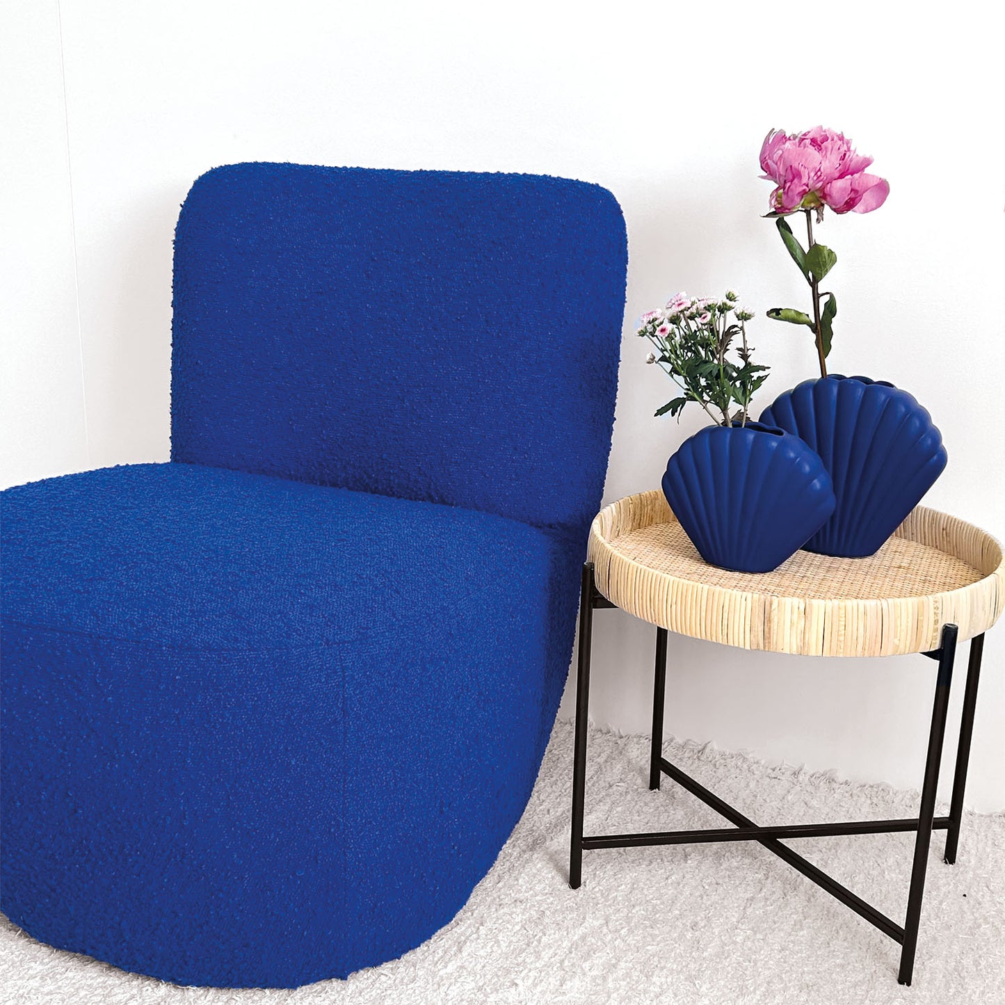 Vase ceramic Coki mm bleu