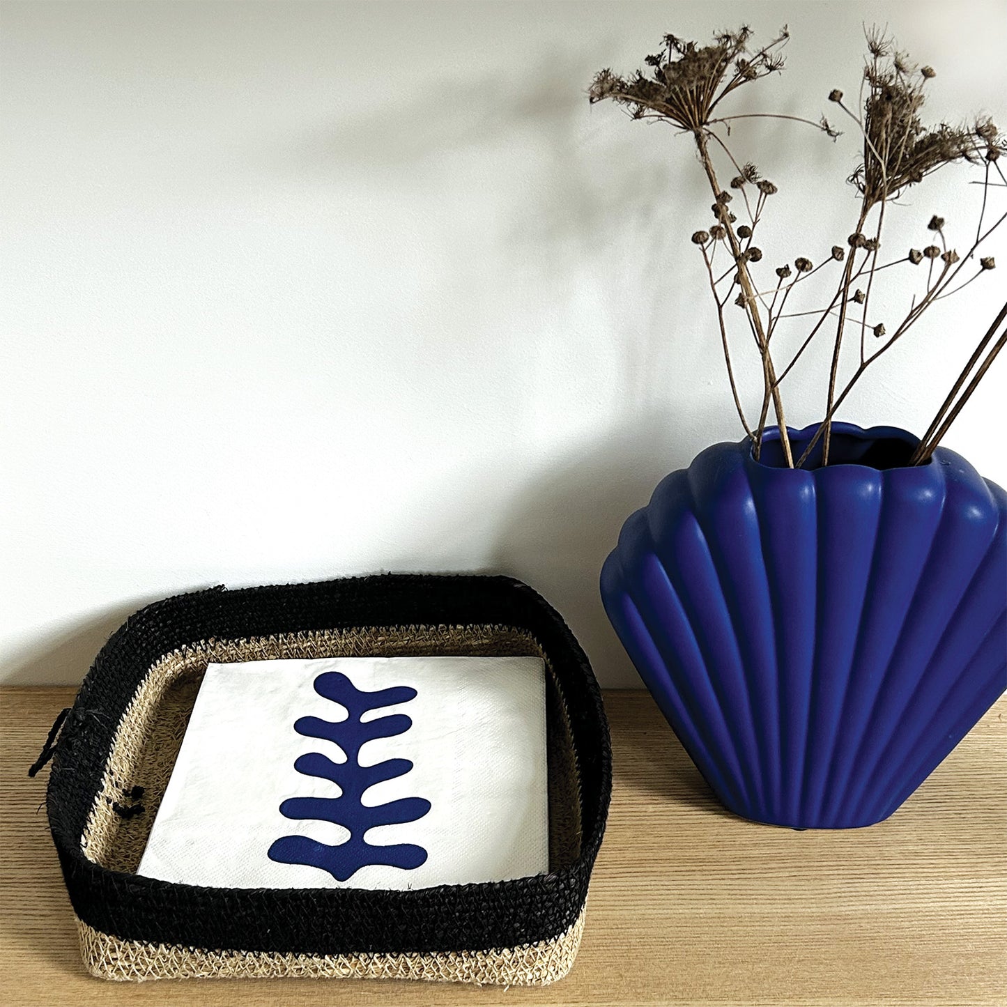 Vase ceramic Coki mm bleu