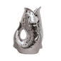 Vase ceramic Poisson gm argenté