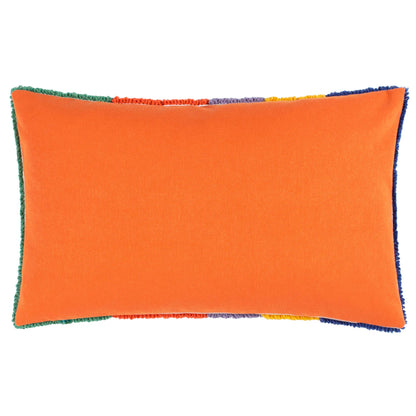 Housse de coussin tricoté Disco multicolore 30 x 50 cm