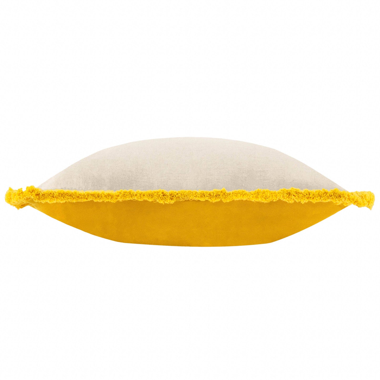 Housse de coussin brodé Soleil jaune 30 x 50 cm